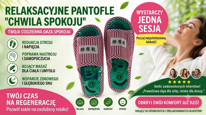 Akupresurowe Klapki RelaxStep™ – Poczuj Nacisk, Zrelaksuj Stopy
